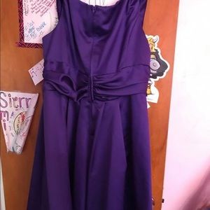 David’s bridal purple dress